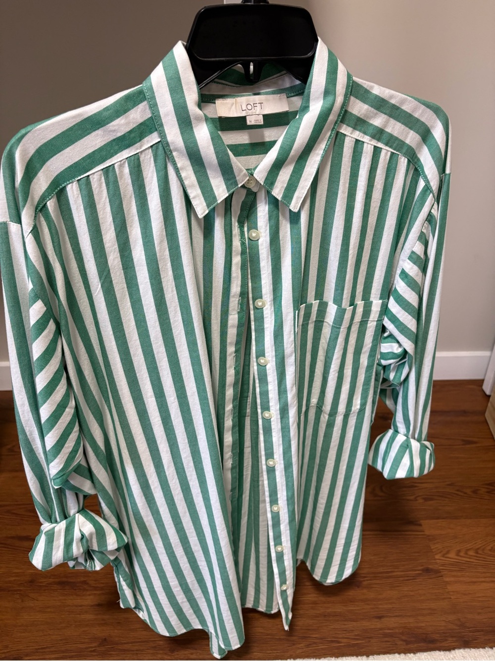 LOFT oversized button down